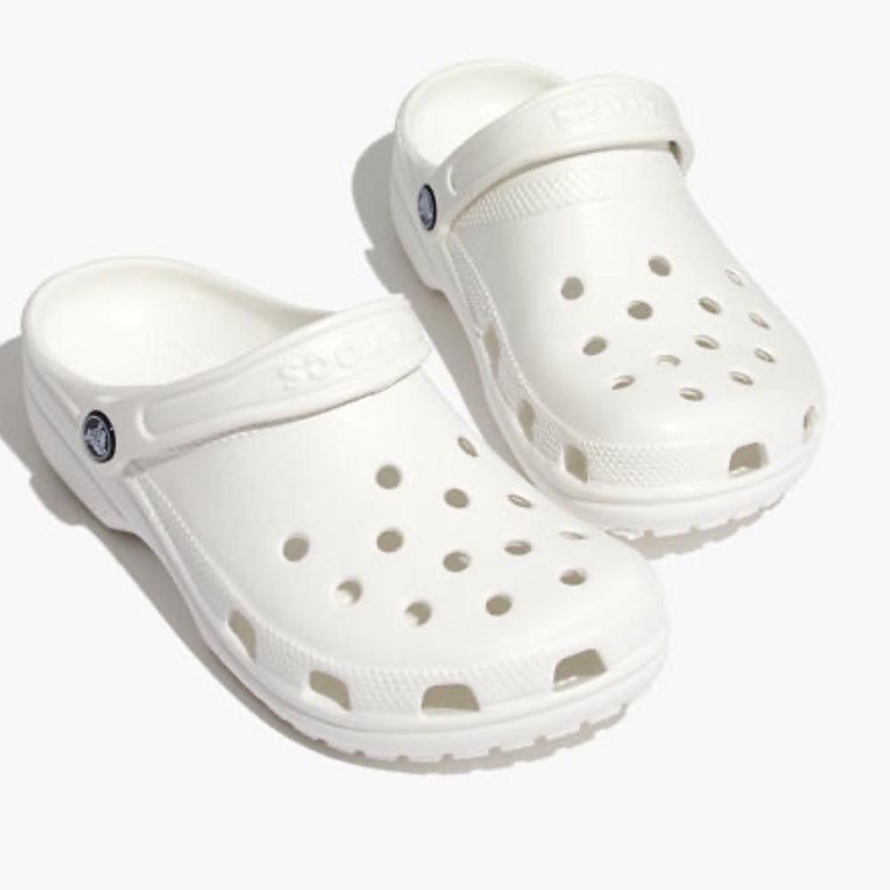 White Crocs